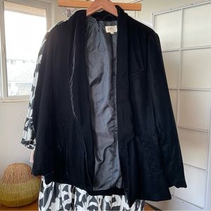 Black velvet Blazer
